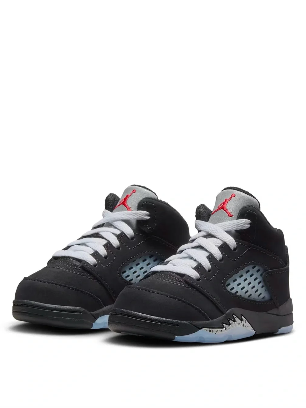 New Air Jordan 5 OG Black Metallic Reimagined Shoes Toddler Size 10C HF3977-001